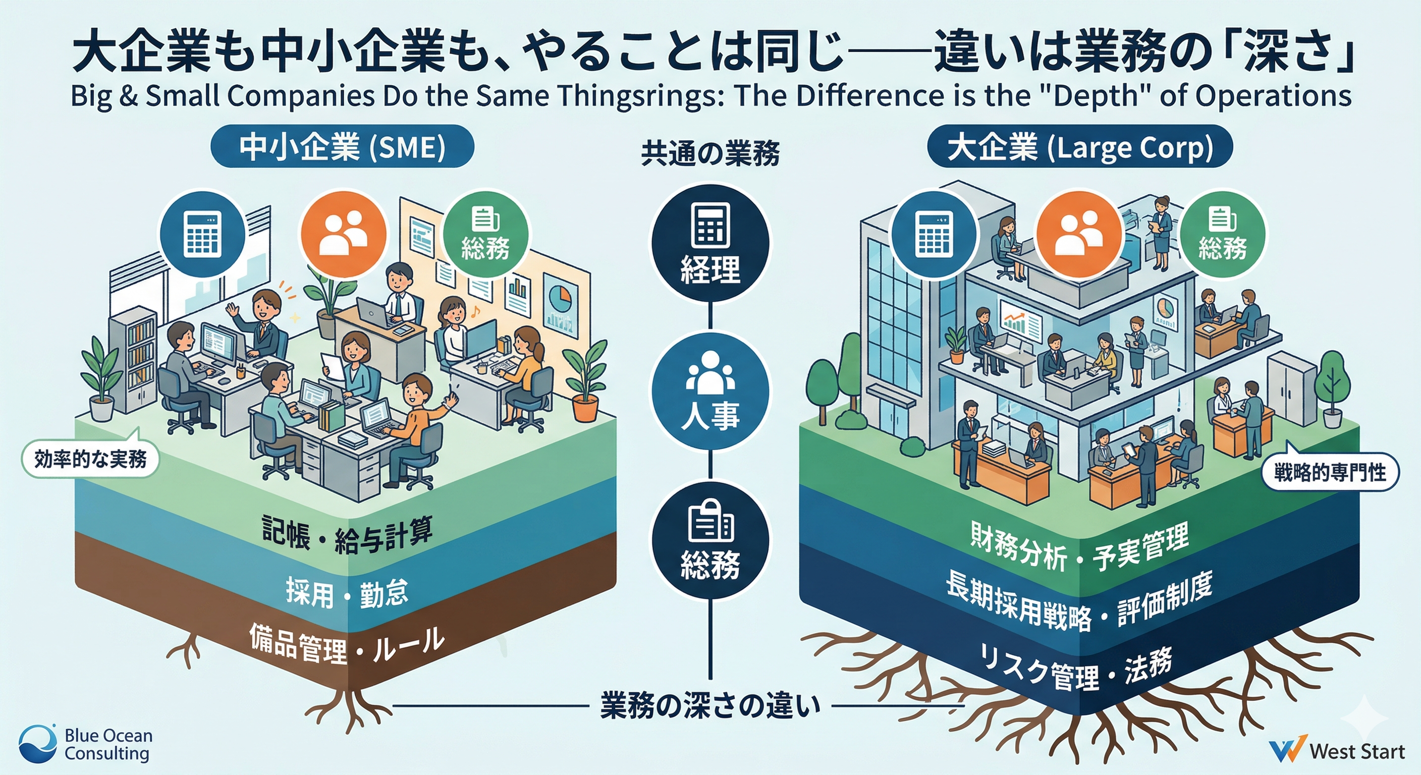 大企業と中小企業